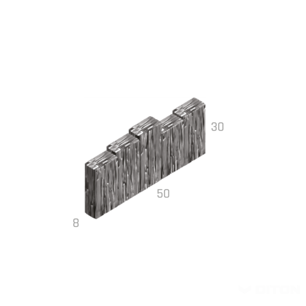 EDISHOP - 29111133501 obrubnik palisadovy dub
